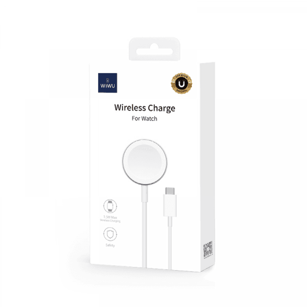 WIWU M9 APPLE WATCH TYPE-C WIRELESS CHARGER - WHITE