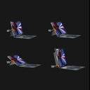 كيبورد لاسلكي (iPad) 10.5 بوصة - أسود WIWU MAG TOUCH IPAD KEYBOARD CASE FOR 10.2"/10.5"