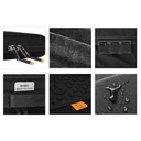 حقيبة آيباد 12.9 بوصة و ماك بوك 13.3 بوصة قماش لون أسود WIWU - PARALLEL HARDSHELL BAG FOR IPAD 12.9" AND MACBOOK 13.3" - BLACK