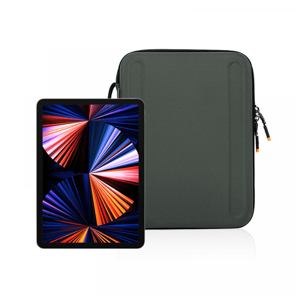 حقيبة آيباد 12.9 بوصة و ماك بوك 13.3 بوصة قماش لون رمادي WIWU - PARALLEL HARDSHELL BAG FOR IPAD 12.9" AND MACBOOK 13.3" - GREY