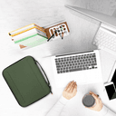 حقيبة آيباد 12.9 بوصة و ماك بوك 13.3 بوصة قماش لون أخضر WIWU - PARALLEL HARDSHELL BAG FOR IPAD 12.9" AND MACBOOK 13.3" - GREEN
