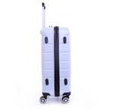 طقم حقائب سفر 3 حقائب مادة PC بعجلات دوارة (20 ، 24 ، 28) بوصة أزرق فاتح PARA JOHN – Travel Luggage Suitcase Set of 3 – Trolley Bag, Carry On Hand Cabin Luggage Bag (20 ، 24 ، 28) inch - SW1hZ2U6NDM4MDM0