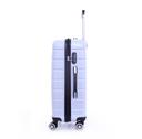 طقم حقائب سفر 3 حقائب مادة PC بعجلات دوارة (20 ، 24 ، 28) بوصة أزرق فاتح PARA JOHN – Travel Luggage Suitcase Set of 3 – Trolley Bag, Carry On Hand Cabin Luggage Bag (20 ، 24 ، 28) inch - SW1hZ2U6NDM4MDM2