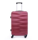 طقم حقائب سفر 3 حقائب مادة ABS بعجلات دوارة (20 ، 24 ، 28) بوصة أحمر برغندي PARA JOHN – Travel Luggage Suitcase, Set of 3 – Trolley Bag, Carry On Hand Cabin Luggage Bag