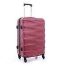 طقم حقائب سفر 3 حقائب مادة ABS بعجلات دوارة (20 ، 24 ، 28) بوصة أحمر برغندي PARA JOHN – Travel Luggage Suitcase, Set of 3 – Trolley Bag, Carry On Hand Cabin Luggage Bag