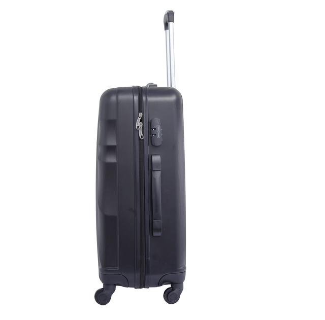 طقم حقائب سفر 3 حقائب مادة ABS بعجلات دوارة (20 ، 24 ، 28) بوصة أسود PARA JOHN - Travel Luggage Suitcase Set of 3 - Trolley Bag, Carry On Hand Cabin Luggage Bag - Lightweight (20 ، 24 ، 28) inch - SW1hZ2U6NDM3NzIx