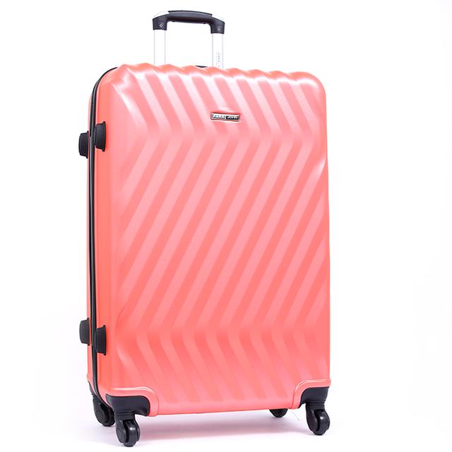 طقم حقائب سفر 3 حقائب مادة ABS بعجلات دوارة (20 ، 24 ، 28) بوصة برتقالي PARA JOHN - Travel Luggage Suitcase Set of 3 - Trolley Bag, Carry On Hand Cabin Luggage Bag - SW1hZ2U6NDM3OTU0