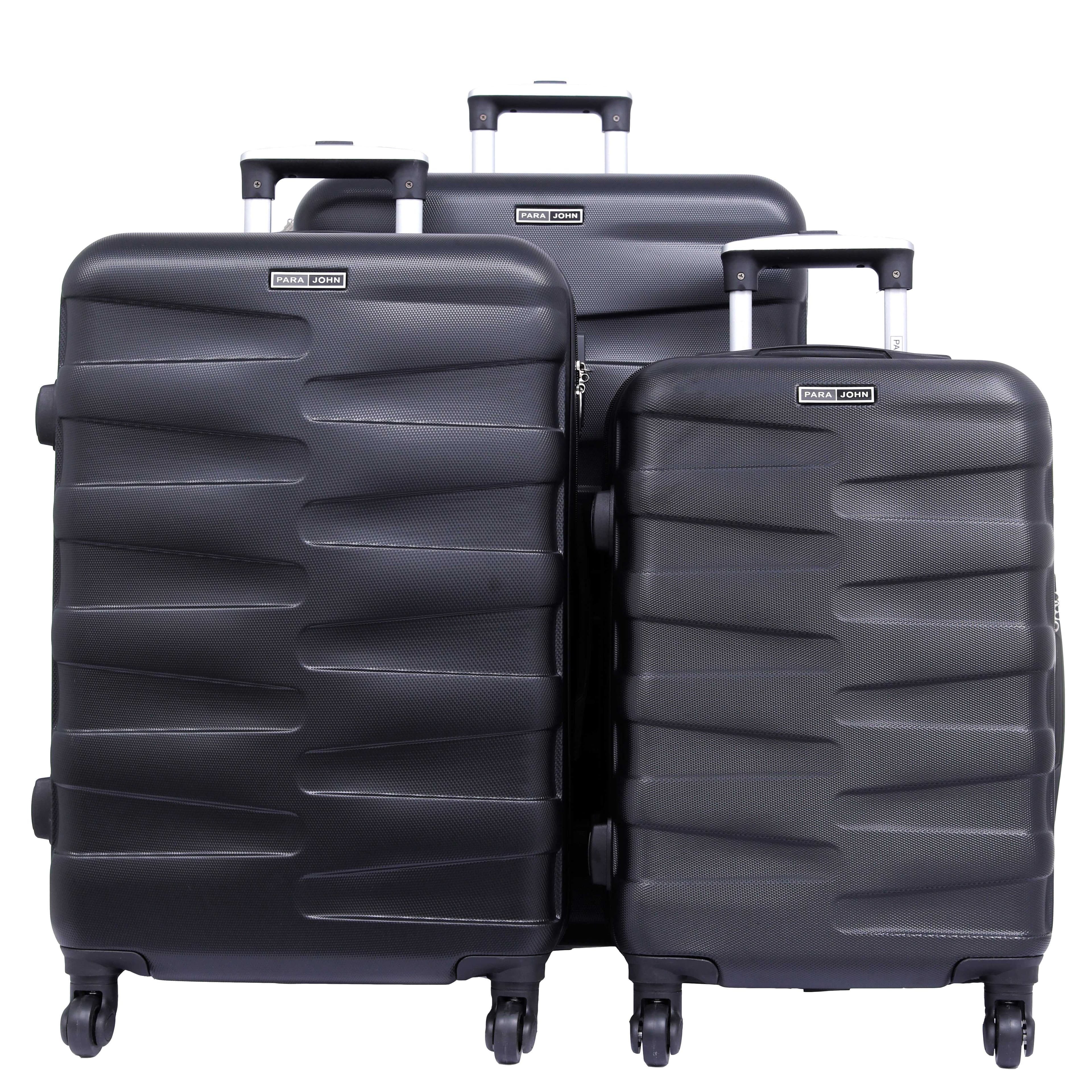 PARA JOHN Travel Luggage Suitcase Set of 3 - Trolley Bag, Carry On Hand Cabin Luggage Bag - Lightweight Travel Bags with 360 Durable 4 Spinner Wheels - Hard Shell Luggage Spinner - (20'', ,2