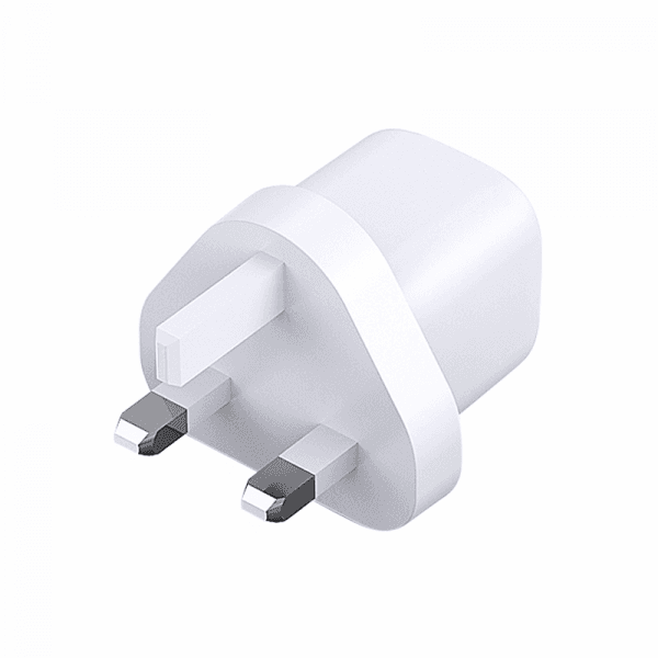 شاحن جوال (مقبس شاحن) 30 واط - أبيض WiWU GAN FAST CHARGER UK TYPE-C POWER ADAPTER