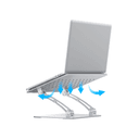 حامل لاب توب معدني فضي ويو Wiwu silver ergonomic Adjustable Laptop Stand - 199398