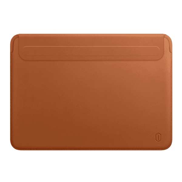 WIWU SKIN PRO II PU LEATHER SLEEVE FOR MACBOOK PRO 14.2" - BROWN
