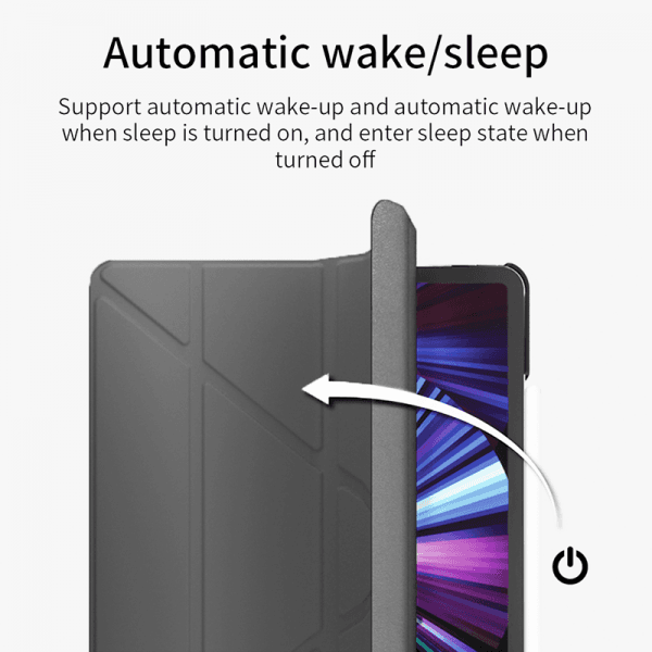 كفر حماية آيباد 10.2 بوصة أسود WIWU - TRANSFORMERS IPAD FOLIO CASE FOR 10.2" - BLACK - 199590