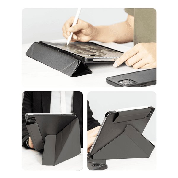 كفر حماية آيباد 10.2 بوصة أسود WIWU - TRANSFORMERS IPAD FOLIO CASE FOR 10.2" - BLACK - 199592