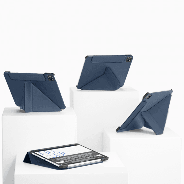كفر حماية آيباد 10.2 بوصة أزرق داكن WIWU - TRANSFORMERS IPAD FOLIO CASE FOR 10.2" - NAVY BLUE
