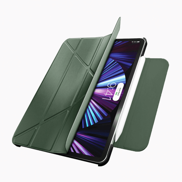 كفر حماية آيباد 10.9 ، 11 بوصة أخضر داكن WIWU - TRANSFORMERS IPAD FOLIO CASE FOR 10.9"/11" - MIDNIGHT GREEN