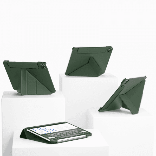 كفر حماية آيباد 10.9 ، 11 بوصة أخضر داكن WIWU - TRANSFORMERS IPAD FOLIO CASE FOR 10.9"/11" - MIDNIGHT GREEN