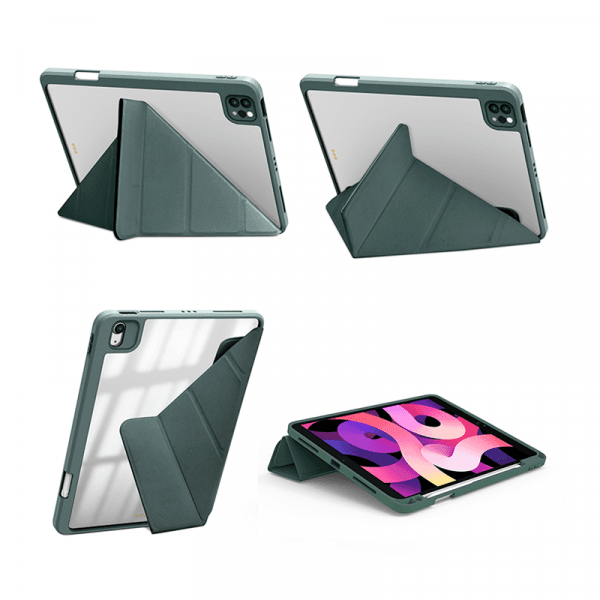 كفر حماية آيباد (2020) 10.9 ، 11 بوصة مغناطيسي أخضر داكن WIWU - TRANSFORMERS MAGNETIC FOLIO CASE FOR IPAD 10.9"/11" (2020) - MIDNIGHT GREEN