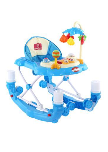 Baby Plus Blue Baby Walker Cum Rocker, 4-16 M - SW1hZ2U6NDYwMDM3