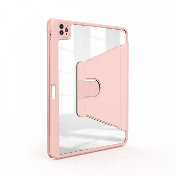 جراب آيباد بقياس 10.9 و 11 بوصة دوار لون زهري WIWU - WALTZ ROTATIVE IPAD CASE FOR 10.9"/11" (2020-2021) - PINK