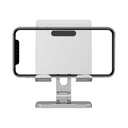 حامل هاتف لسطح المكتب معدني فضي WIWU - ZM304 DESKTOP MOBILE STAND FOR PHONE & TABLET - SILVER