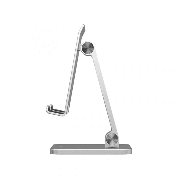 حامل هاتف لسطح المكتب معدني فضي WIWU - ZM304 DESKTOP MOBILE STAND FOR PHONE & TABLET - SILVER