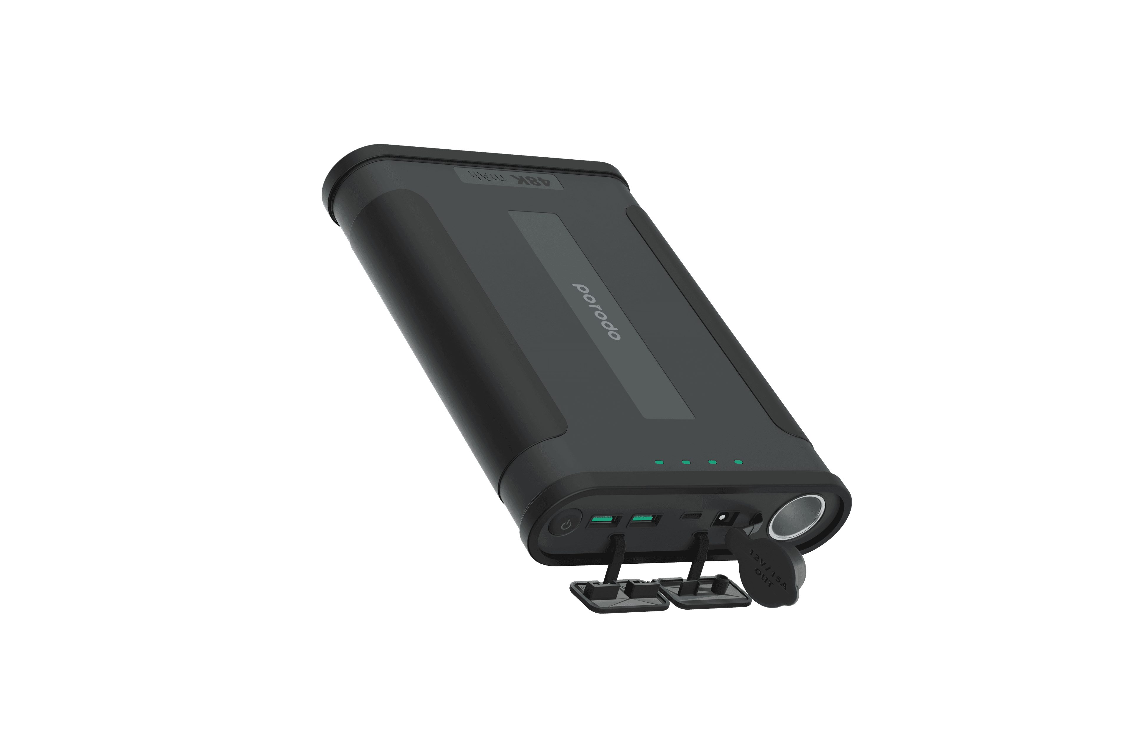 باور بانك 48000mAh أسود Outdoor Powerbank - Porodo