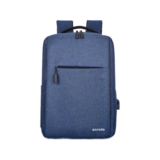 Porodo Lifestyle Nylon Fabric Computer Backpack 15.6" - Blue