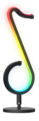 اضاءة ديكور غرفة قيمنق على شكل شعار تيكتوك RGB ذكي Brite RGB Smart LED Desk Lamp - Porodo