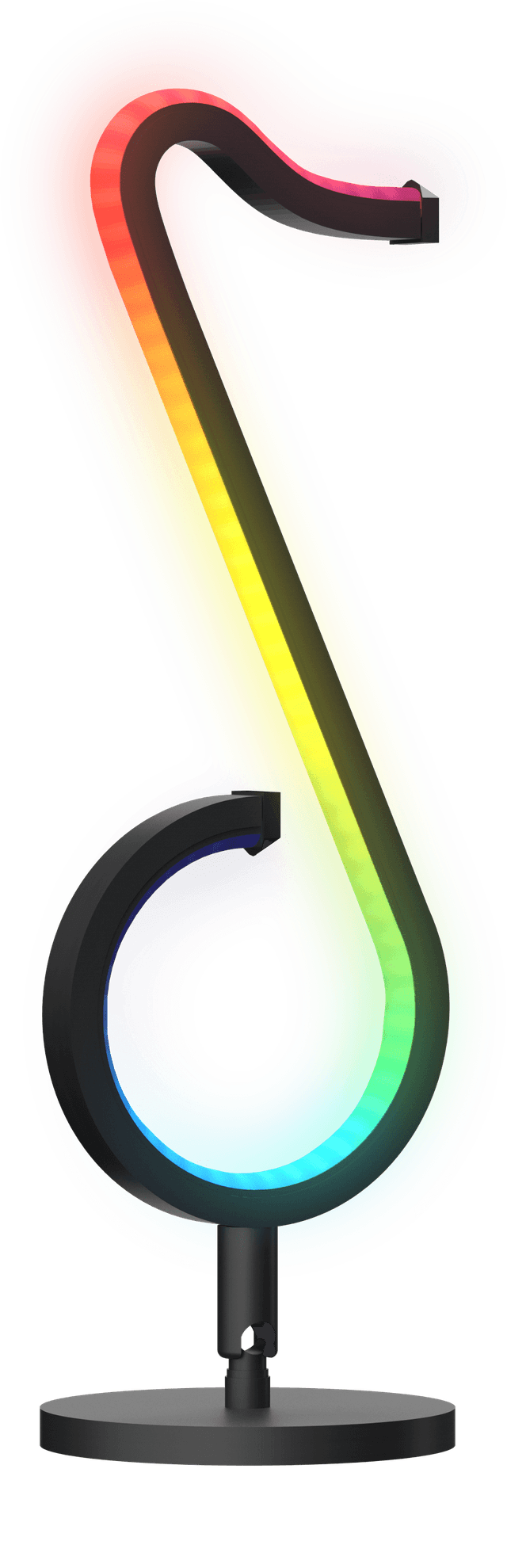 اضاءة ديكور غرفة قيمنق على شكل شعار تيكتوك RGB ذكي Brite RGB Smart LED Desk Lamp - Porodo