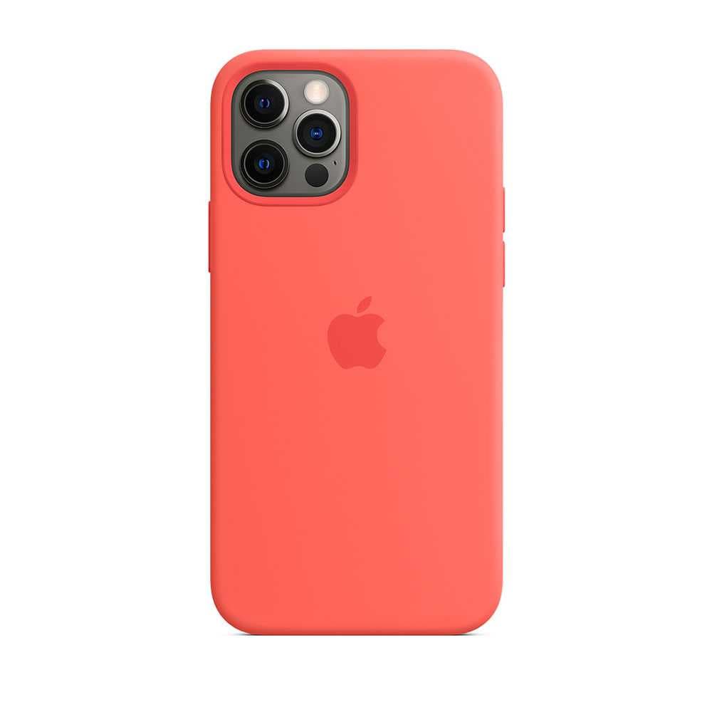 Apple iPhone 12 | 12 Pro Silicone Case with MagSafe - Pink Citrus_x000D_