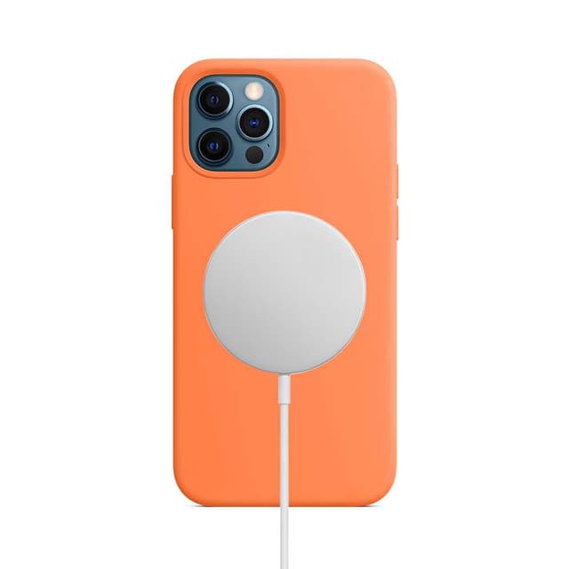 Apple iPhone 12 Pro Max Silicone Case with MagSafe - Kumquat