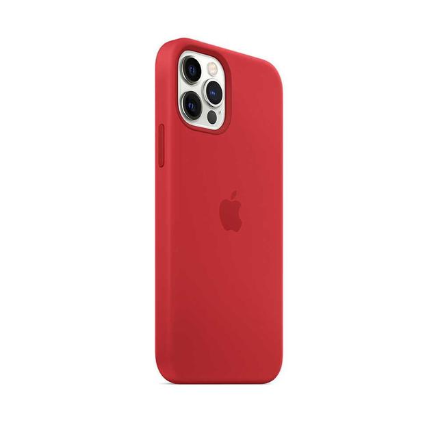 Apple iPhone 12 | 12 Pro Silicone Case with MagSafe - (PRODUCT)RED_x000D_ - SW1hZ2U6NTIyNTQ1