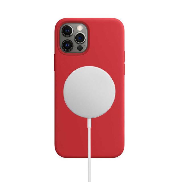 Apple iPhone 12 | 12 Pro Silicone Case with MagSafe - (PRODUCT)RED_x000D_ - SW1hZ2U6NTIyNTQ5