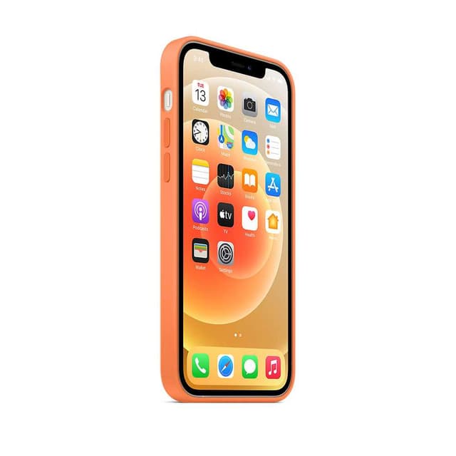Apple iPhone 12 | 12 Pro Silicone Case with MagSafe - Kumquat
