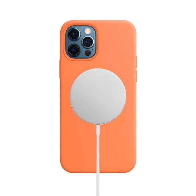 Apple iPhone 12 | 12 Pro Silicone Case with MagSafe - Kumquat
