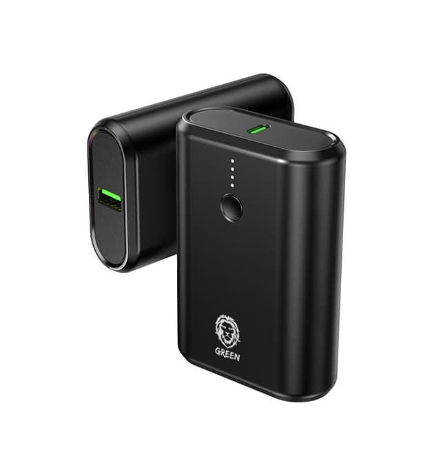 باور بانك شاحن متنقل 10000 ميلي امبير صغير جرين لايون اسود Green Power Bank 10000mAh PD 20W