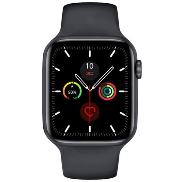 ساعة ذكية بلون أسود  1.75 بوصة Green SW01 Smart Watch
