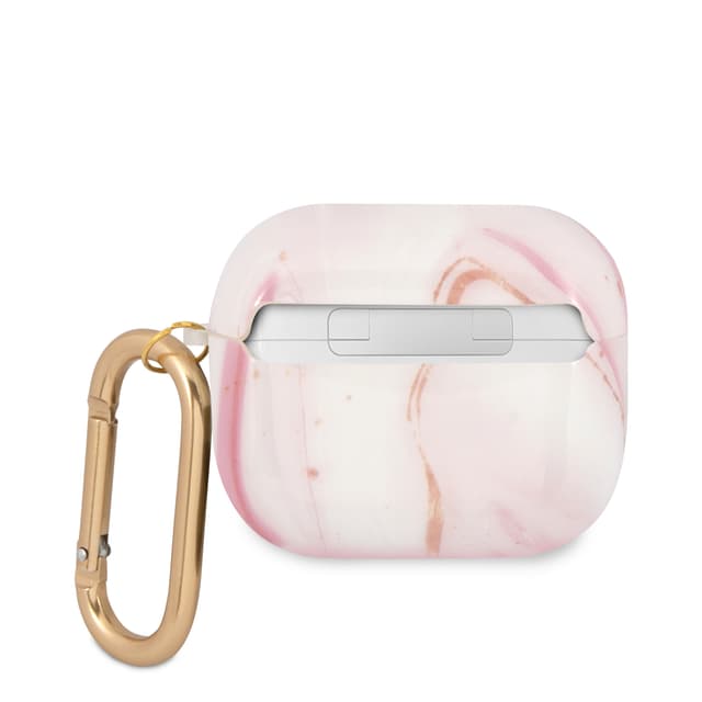 كفر سماعات ايربودز زهري TPU Shinny New Marble Case for Airpods 3 من Guess