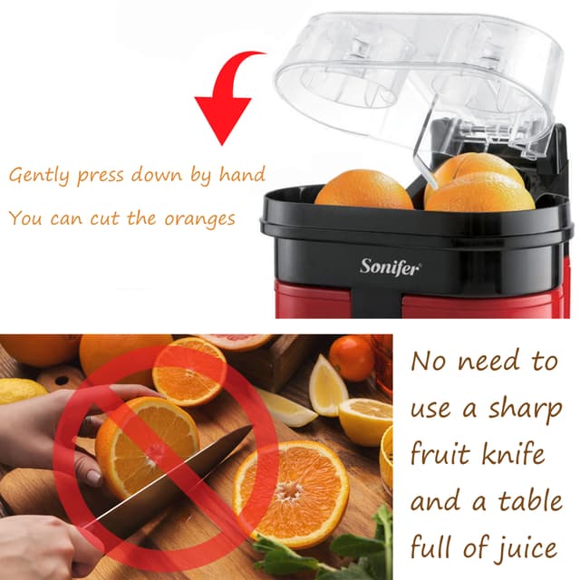 عصارة برتقال كهربائية Sonifer Electric Juicer بقوة 90 واط