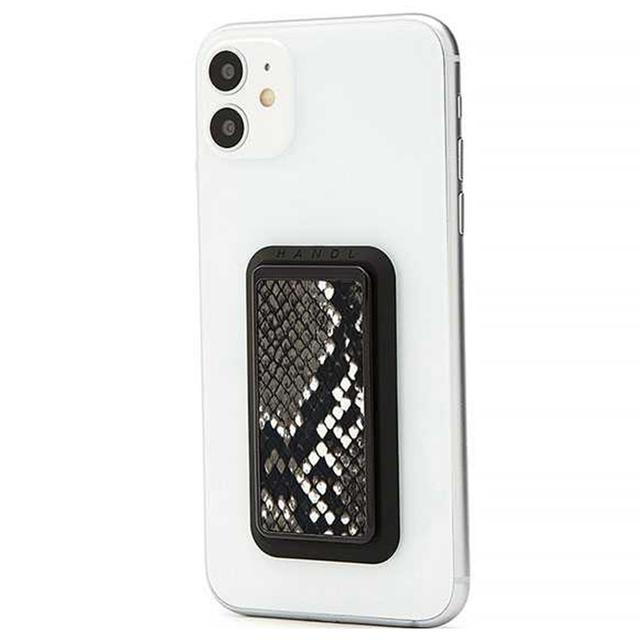 مسند موبايل (بوب سوكيت)  ابيض واسود handl animal zebra phone grip - black/white - SW1hZ2U6NTI1MzQy