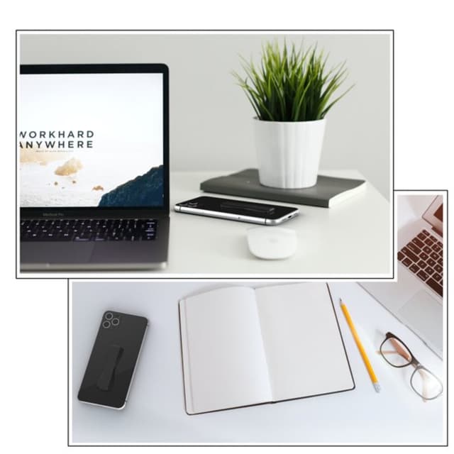 خاتم هاتف بلاستيك أسود Phone Grip - LoveHandle