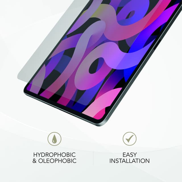 Levelo Laminated Crystal Clear Tempered Glass Screen Protector For iPad Air 4th Generation (2020) 10.9" - Clear