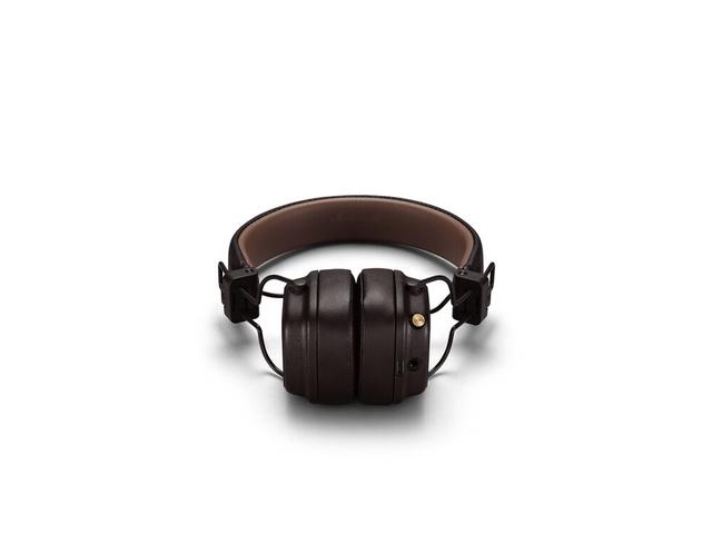 سماعات بلوتوث لاسلكية قابلة للشحن قابلة للطي بني مارشال Marshall Major IV On Ear Brown Foldable Wireless Headphones - SW1hZ2U6NTIyMjQ5