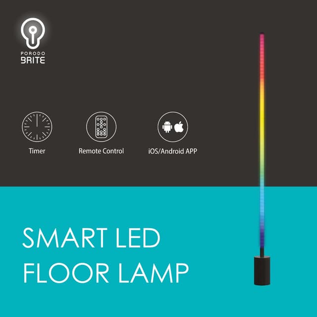 اضاءة ديكور جانبية لغرف القيمنق RGB ذكي - Brite RGB Smart LED Light floor lamp