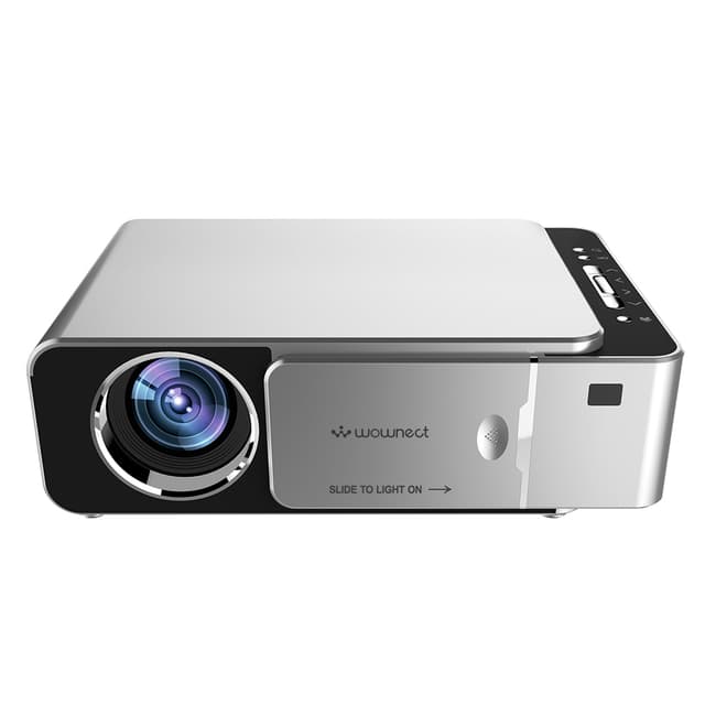 بروجكتر ليد بسطوع 3500 Lumens بدقة 1080P وبمقاس عرض 220 بوصة مع خاصية الآندرويد T6 WiFi Home Theater Android LED Projector - Wownect