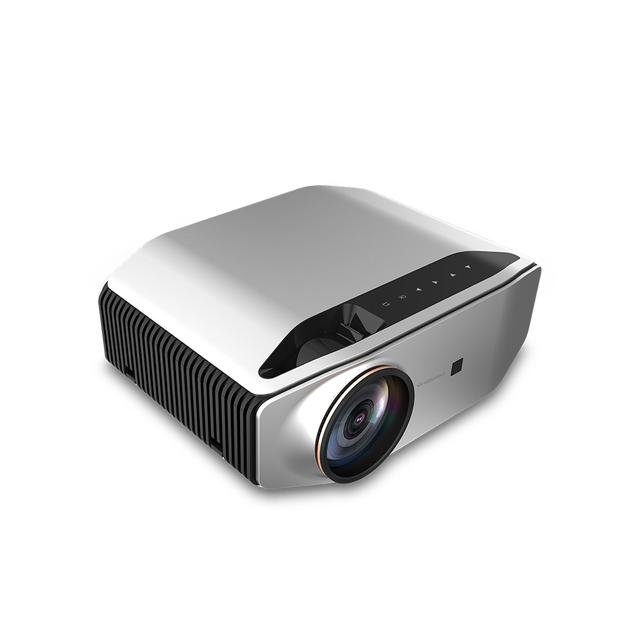Wownect Wireless WiFi Projector [Screen Size 200’’] 2500 Lumens Full HD 1080P 3D Projector [ Wireless Mobile Mirroring ] Home Projector Compatible with HDMI, PC, TV Stick, TV box, Console - White - SW1hZ2U6NTE4NzAw