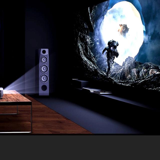 بروجكتر F40 Full HD Video Projector 3D Movie Home بدقة (1920*1080) - SW1hZ2U6NTE4NzM4