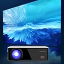 بروجكتر منزلي ليد بسطوع 8800 لومن بدقة وبمقاس عرض 200 انش Wownect HD Projector 4K LED Full HD Home Theater