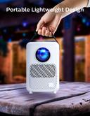 Wownect Mini Wireless 4K Projector WiFi [Screen Size Upto 200’’] 7500 Lumens Full HD 1080P [ Wireless Mobile Mirroring ] Home Projector Upto 50,000 Hour Lamp Life Compatible with PC, TV Stick, TV box - SW1hZ2U6NTE4ODE5