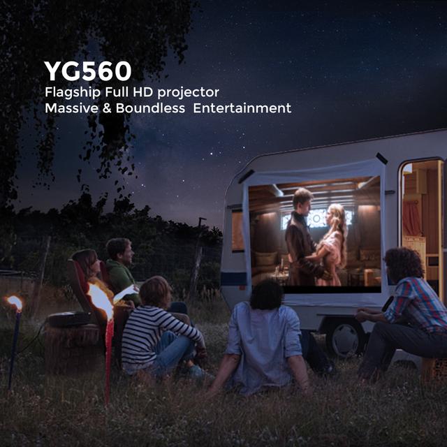 بروجكتر ليد بسطوع 550 Lumens بدقة 1080P وبمقاس عرض 200 بوصة مع خاصية الآندرويد Android 9.0 Projector 1080p LED Screen Mirroring - Wownect - SW1hZ2U6NTE4Njc2